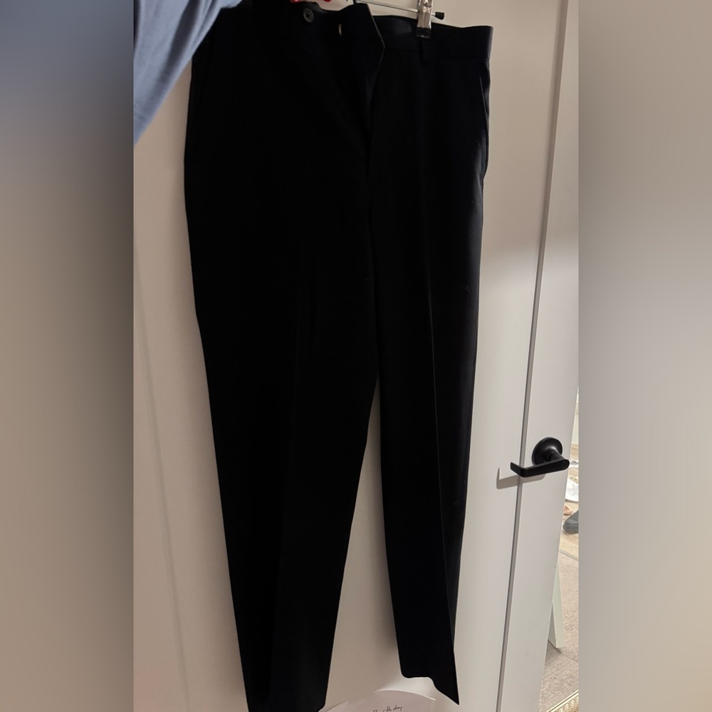 JF J.Ferrar Men's Elegant Black Dress Pants